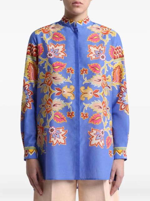 ETRO floral-print shirt - Blue - zdjęcie produktu nr 2