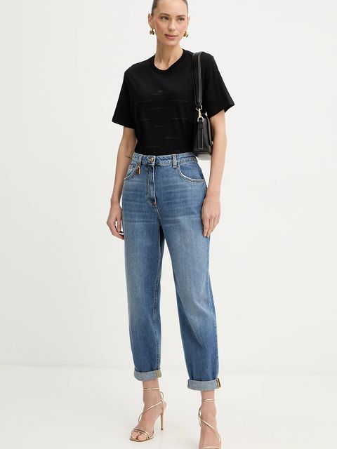 Elisabetta Franchi t-shirt bawełniany - zdjęcie produktu nr 1