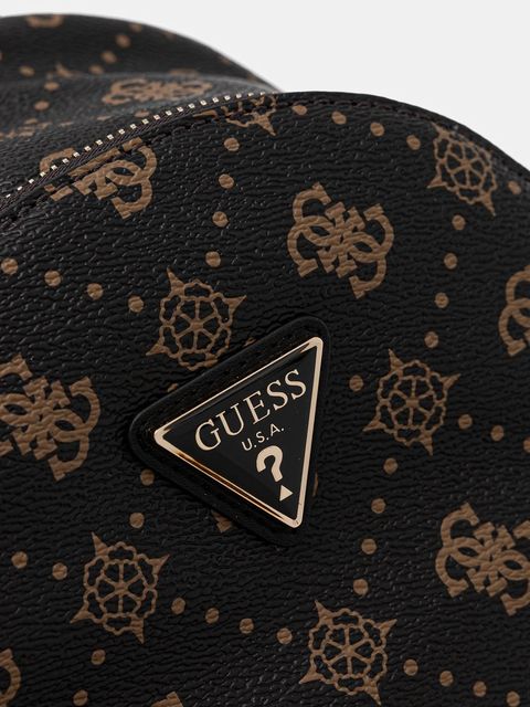 Guess plecak SILIA damski kolor brązowy mały wzorzysty TWGP98 90032