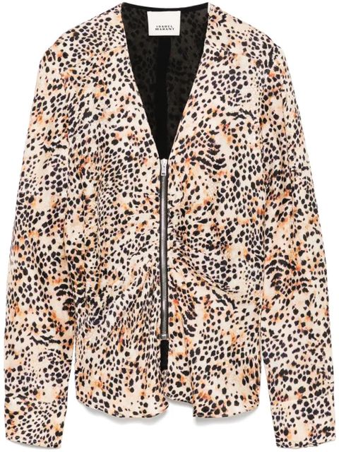 ISABEL MARANT Marjorie blouse - Neutrals - zdjęcie produktu nr 1