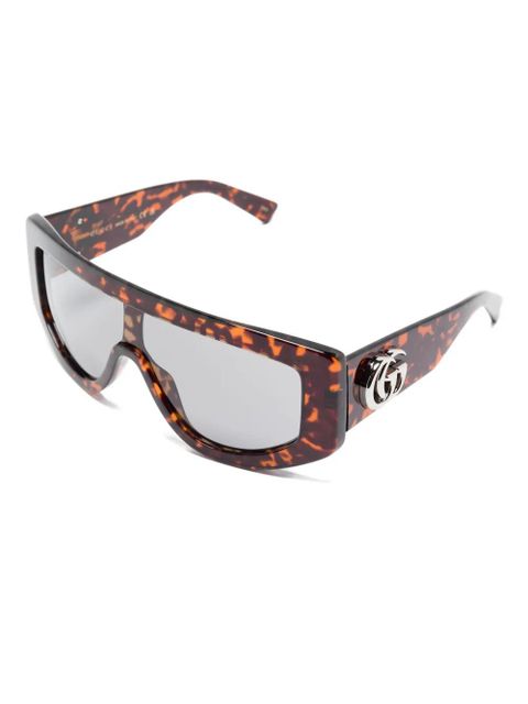 Gucci Eyewear oval-frame sunglasses - Brown - zdjęcie produktu nr 2