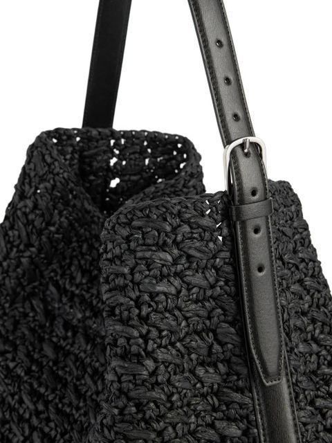 TOTEME belt detail tote bag - Black