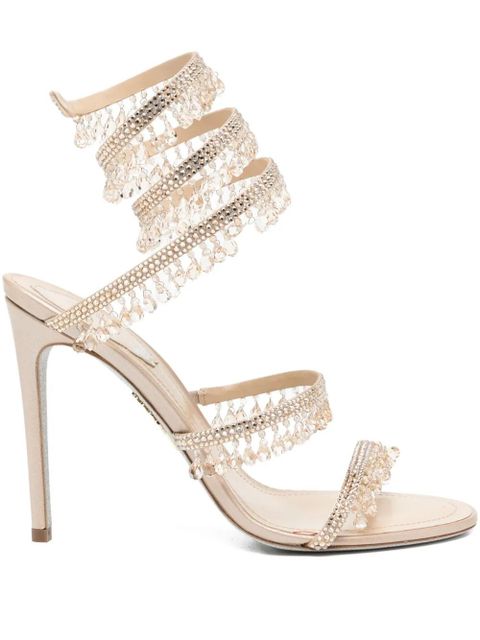 René Caovilla 105mm Chandelier sandals - Neutrals - zdjęcie produktu nr 1