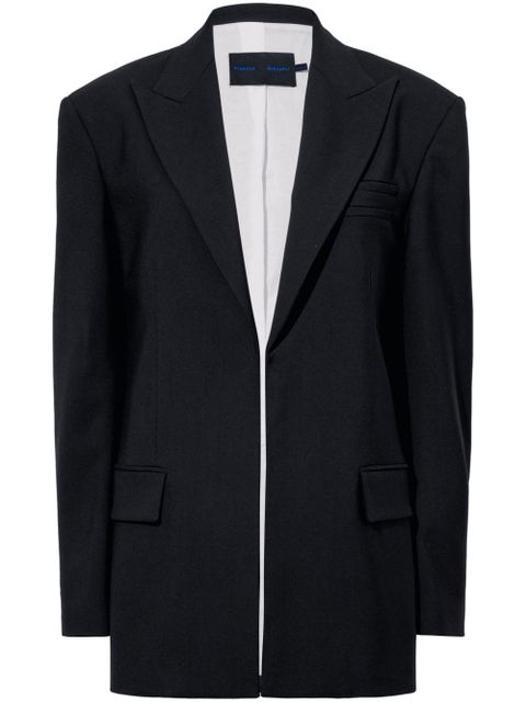 Proenza Schouler Devon peak-lapel blazer - Black - zdjęcie produktu nr 1