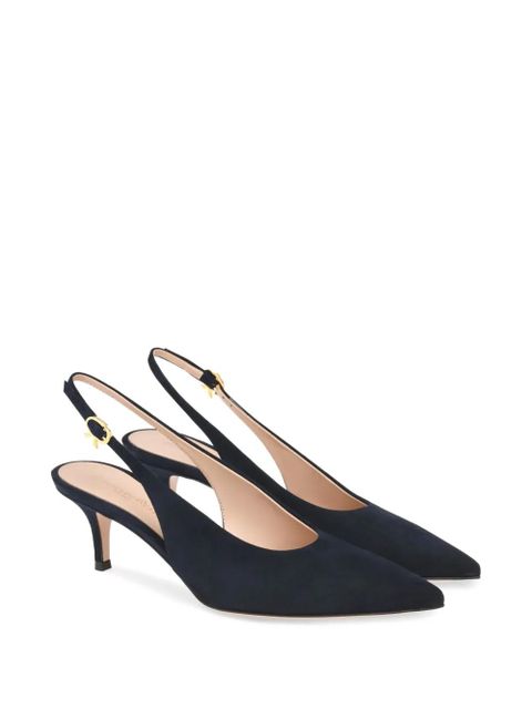 Gianvito Rossi 55mm Robbie pumps - Blue - zdjęcie produktu nr 2