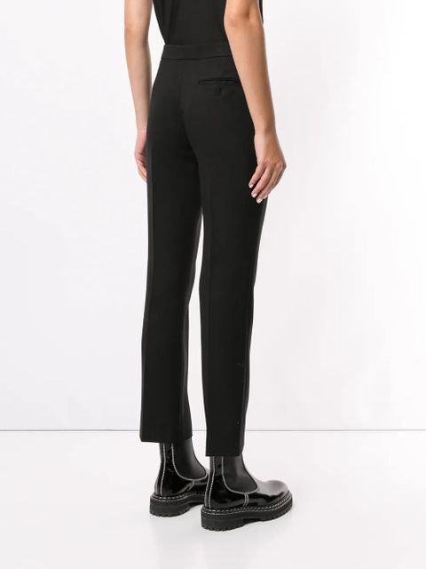 Alexander McQueen cropped cigarette trousers - Black