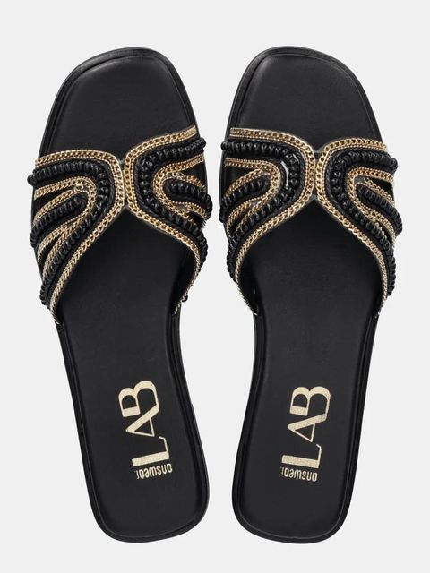 Answear.LAB klapki damskie kolor czarny - zdjęcie produktu nr 2