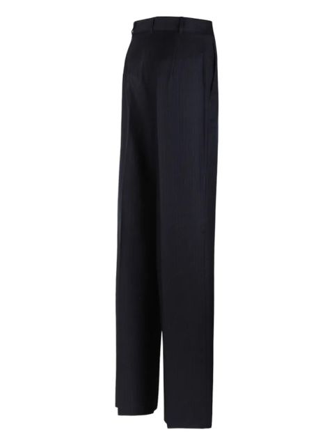 Max Mara pinstriped trousers - Black