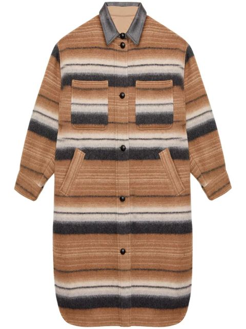MARANT ÉTOILE Djila coat - Brown - zdjęcie produktu nr 1