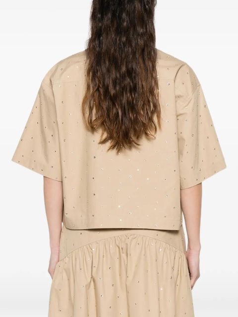 SANDRO short-sleeve shirt - Neutrals