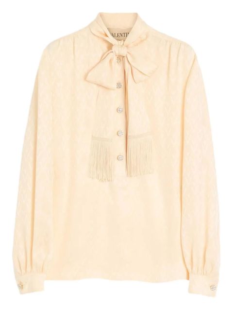 Valentino Garavani silk blouse - Neutrals - zdjęcie produktu nr 1