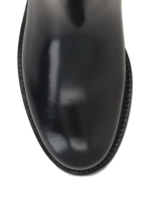 Prada buckle-strap boots - Black