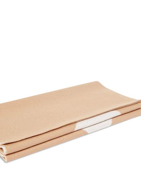 PINKO logo-detail scarf - Neutrals