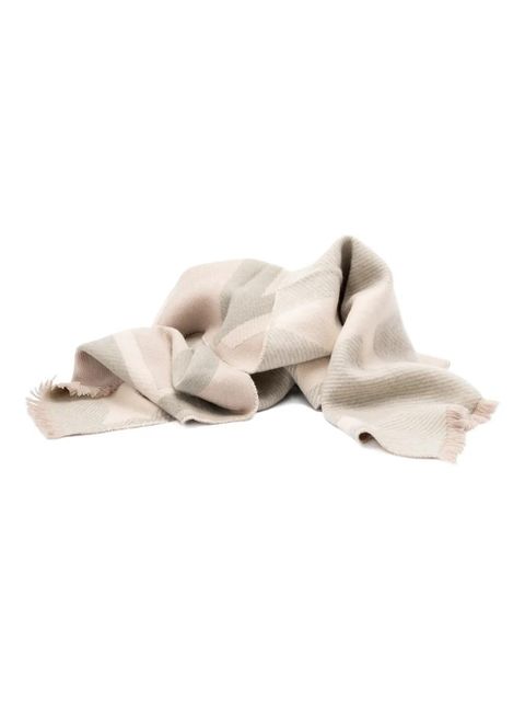 LOEWE fringed scarf - Neutrals - zdjęcie produktu nr 1