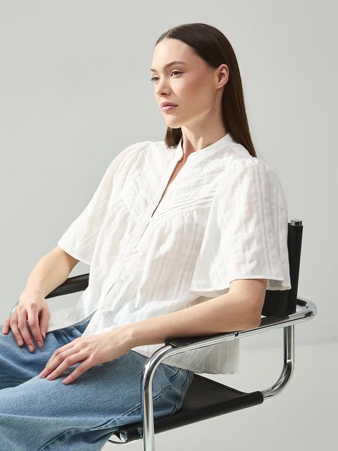 Medicine bluzka koszulowa damska bawełniana - zdjęcie produktu nr 2