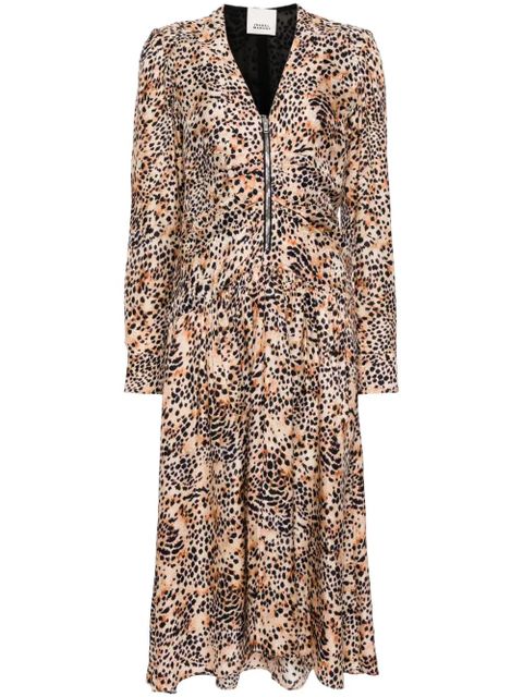 ISABEL MARANT Magaly midi dress - Neutrals - zdjęcie produktu nr 1