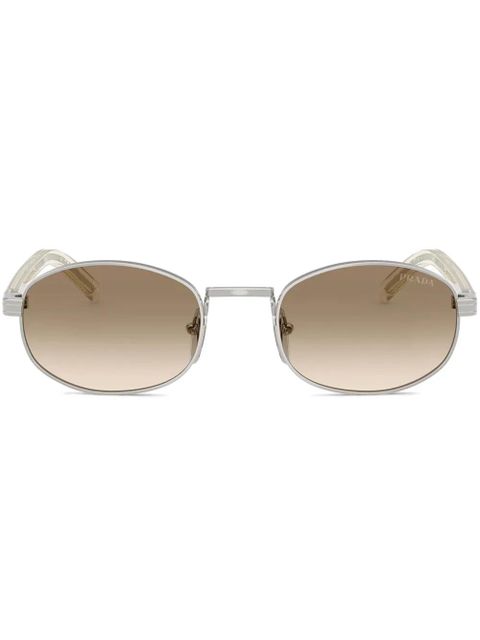 Prada Eyewear round-frame sunglasses - Silver - zdjęcie produktu nr 1
