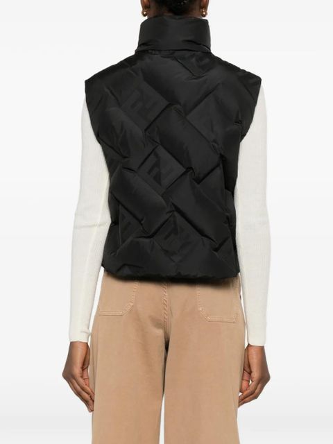 FENDI quilted-pattern jacket - Black