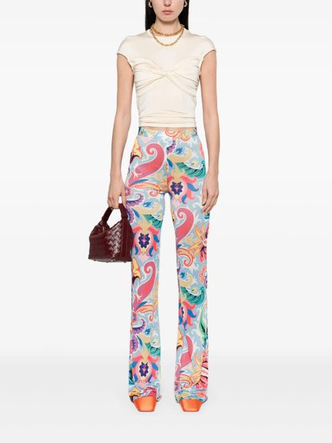 ETRO paisley-print trousers - Blue - zdjęcie produktu nr 2