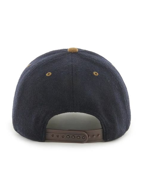 47 brand czapka z daszkiem z dodatkiem wełny MLB New York Mets kolor granatowy B-CHSHT16WIP-NY - zdjęcie produktu nr 2