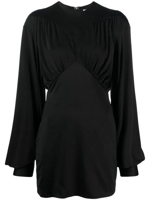 The Attico Judy split-sleeve minidress - Black - zdjęcie produktu nr 1