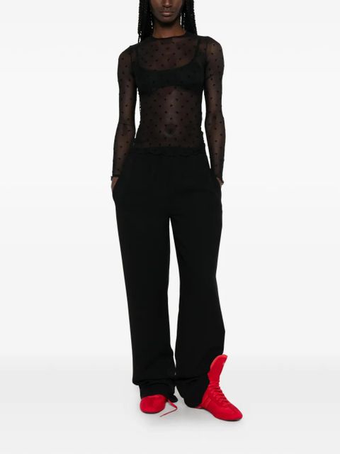 Marine Serre moon-print T-shirt - Black - zdjęcie produktu nr 2