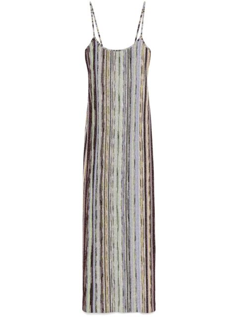 Missoni striped lurex dress - Silver - zdjęcie produktu nr 1