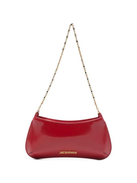 Jacquemus Le Petit Bisou chain-strap shoulder bag - Red - zdjęcie produktu nr 1