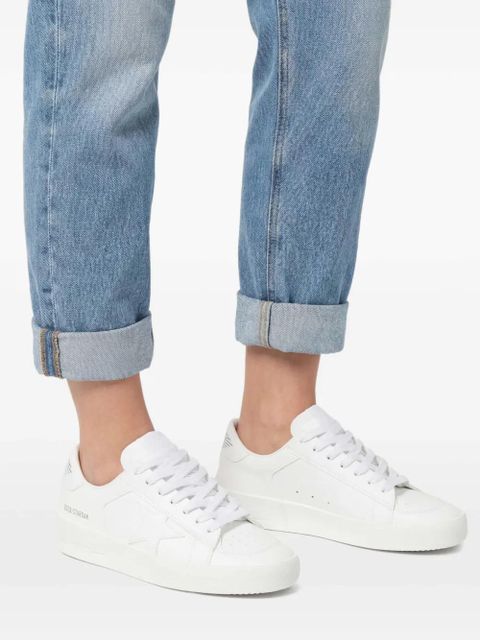 Golden Goose Stardan leather low-top sneakers - White
