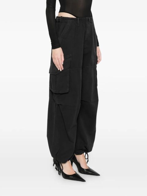 Alexander Wang cargo drawstring trousers - Black