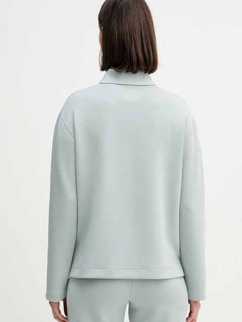 Joop! bluza damska kolor turkusowy gładka 30100420