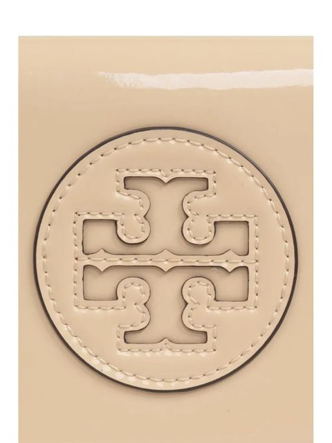 Tory Burch logo-patch wallet - Neutrals
