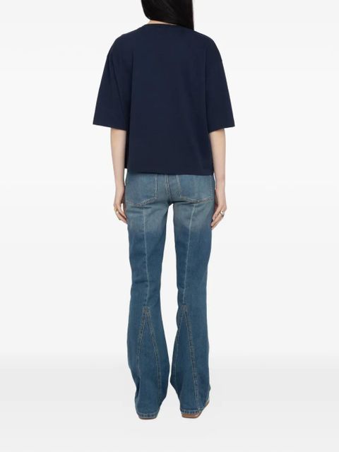 Zadig&Voltaire Taida Paris cotton T-shirt - Blue