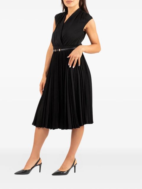 Max Mara pleated belted dress - Black - zdjęcie produktu nr 2