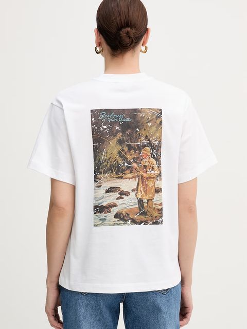 Barbour t-shirt bawełniany Kirby - zdjęcie produktu nr 2