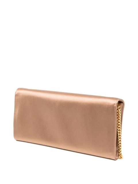 TOM FORD satin bar clutch bag - Neutrals
