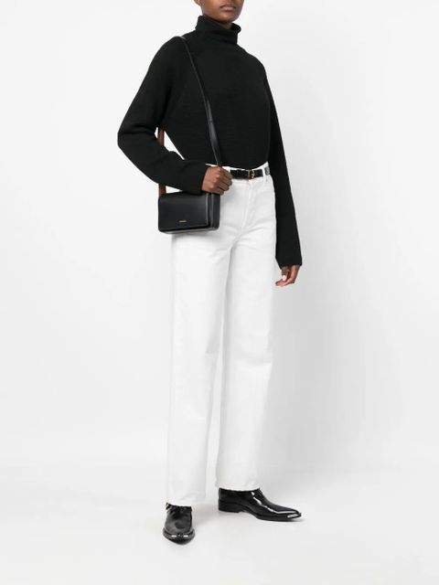 Jil Sander logo-detail leather satchel bag - Black - zdjęcie produktu nr 2