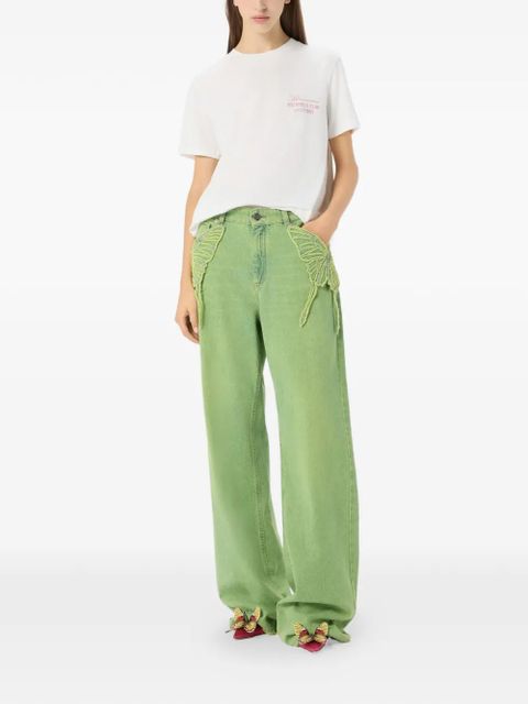 Blumarine butterfly jeans - Green - zdjęcie produktu nr 2