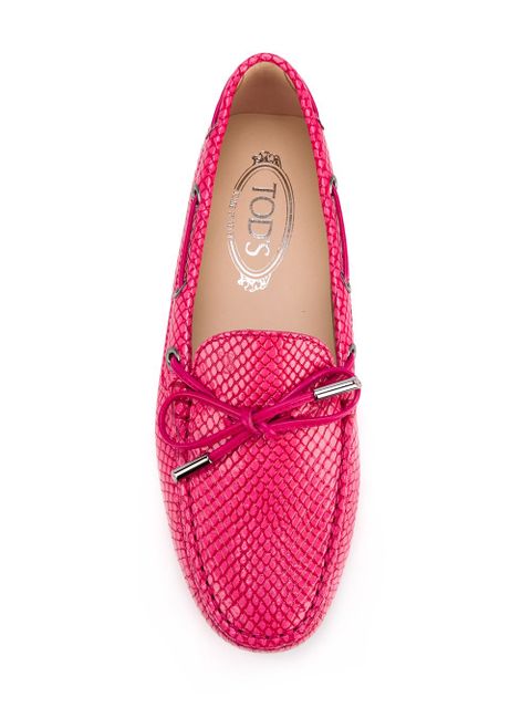 Tod's ribbon tie loafers - Pink