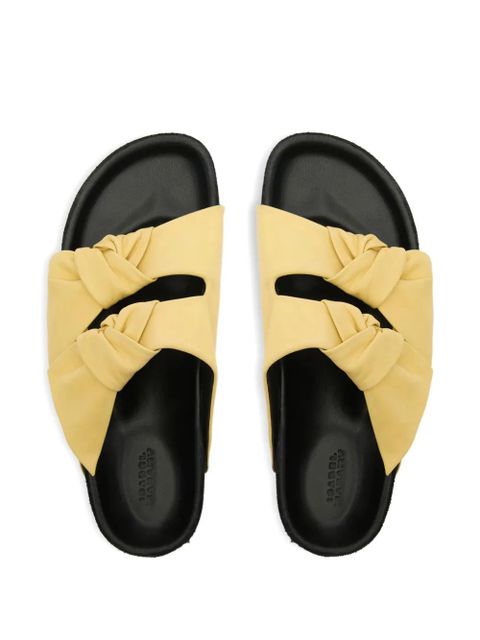 ISABEL MARANT Lennyo sandals - Yellow