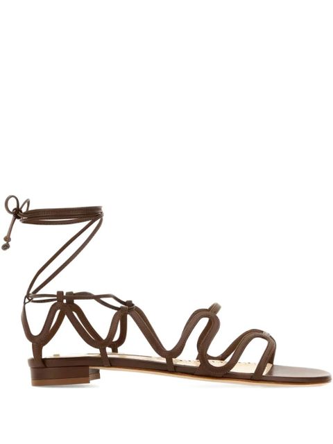 Manolo Blahnik Fawda sandals - Brown - zdjęcie produktu nr 1