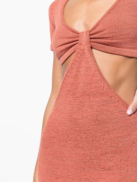 Cult Gaia Billie knit dress - Orange