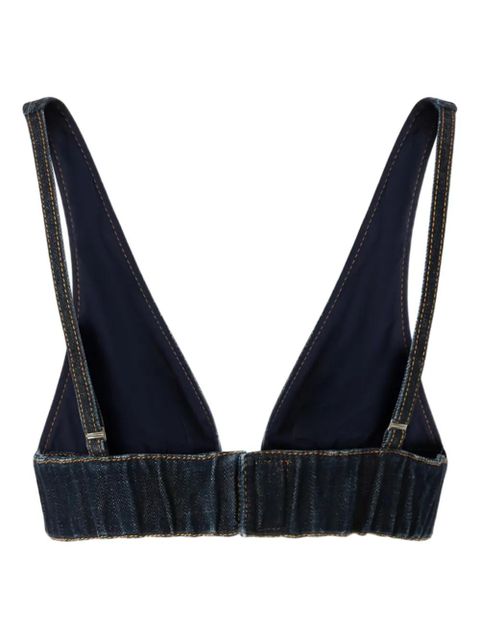 PINKO denim crop top - Blue - zdjęcie produktu nr 2