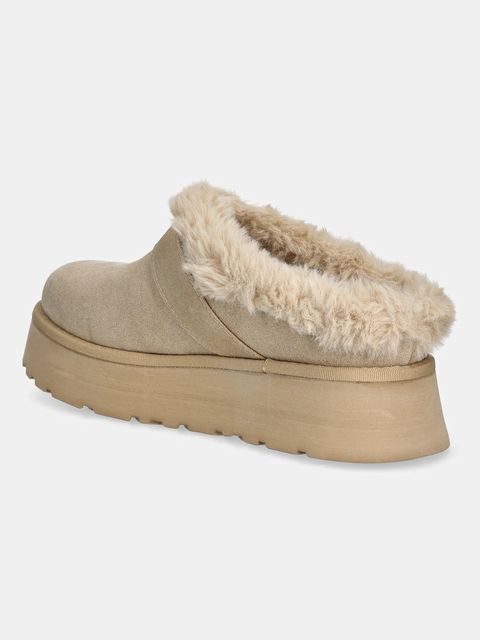 Guess kapcie DOLMANA2 kolor beżowy FLFDOC ESU06