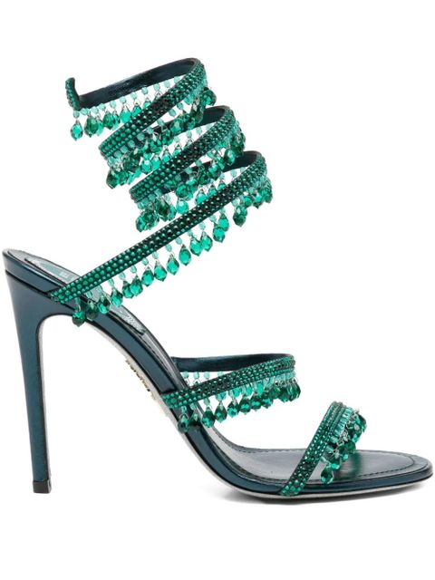 René Caovilla 100mm Chandelier sandals - Green - zdjęcie produktu nr 1