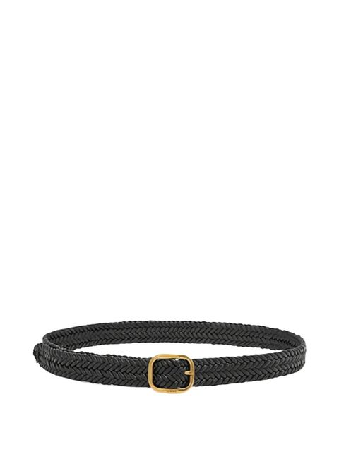 LOEWE braided leather belt - Black - zdjęcie produktu nr 1