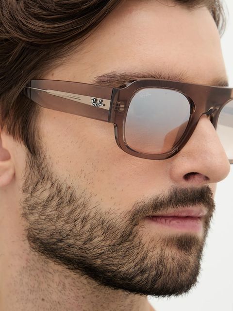 Ray-Ban okulary przeciwsłoneczne kolor beżowy 0RB2218