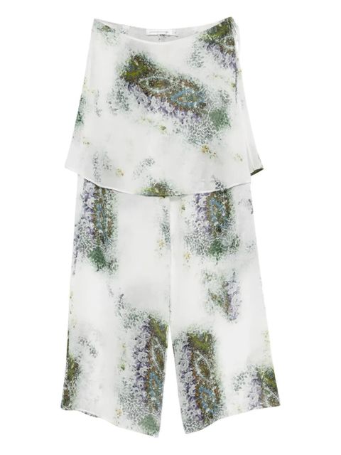 Christopher Esber absence-print trousers - White - zdjęcie produktu nr 1