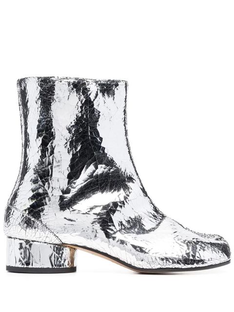 Maison Margiela Tabi 30mm mirror-effect ankle boots - Grey - zdjęcie produktu nr 1