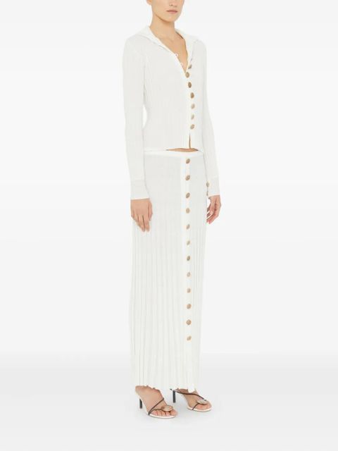 Christopher Esber button-details cardigan - White